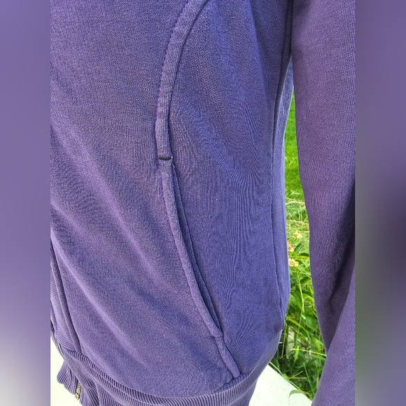 Puma zip-up hoodie jacket medium purple y2k - Picture 3 of 10